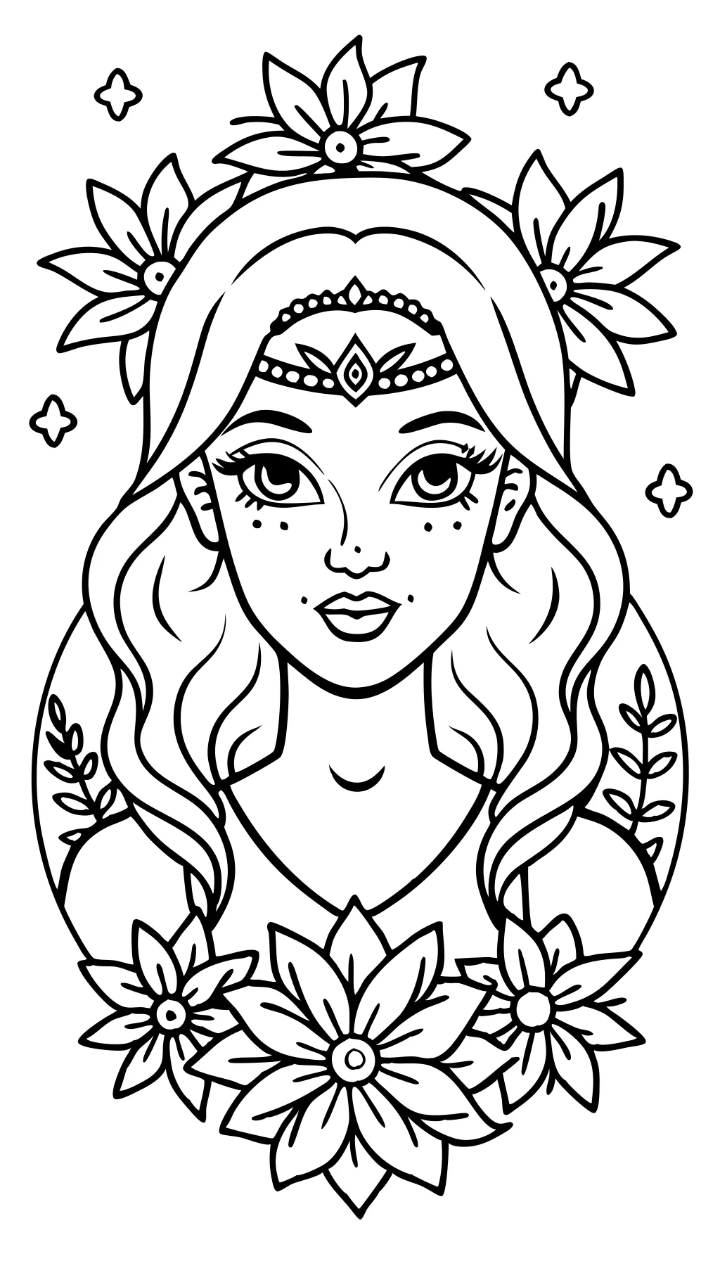 coloring pages for women